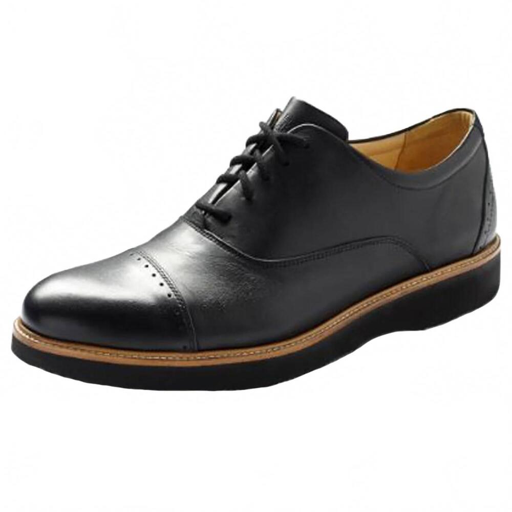 NEW SAMUEL HUBBARD men's market cap oxford shoes in black